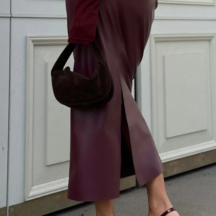 Slim Long High-waist Skirt