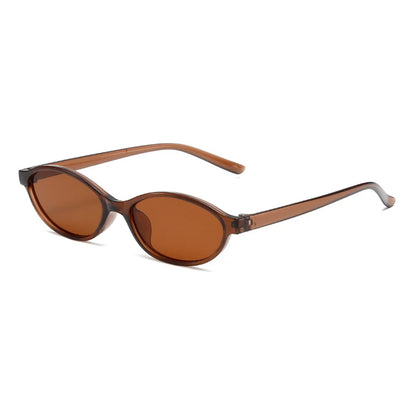 Retro Oval Cat Eye Sunglasses
